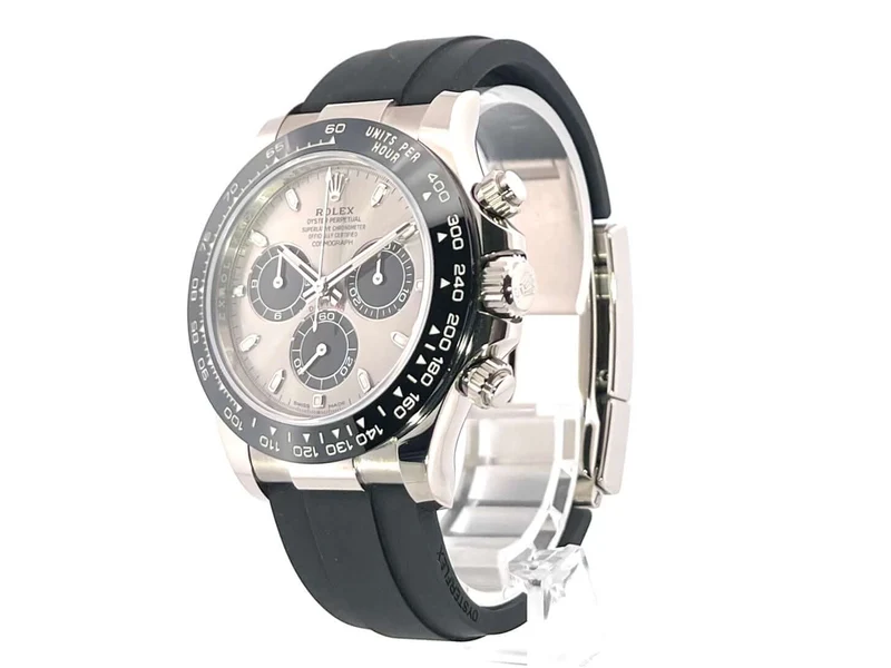 Rolex Daytona 116519LN Weißgold Oysterflex Grau