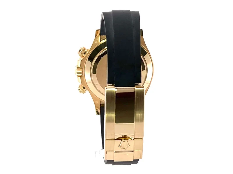 Rolex Daytona 116518LN Gelbgold Oysterflex Schwarz Champagner