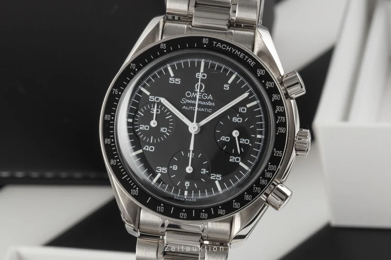 Omega Speedmaster chronograph steel automatic men's watch 175.0032.1, 3510.50.00 LP: 5900EUR [2301231]