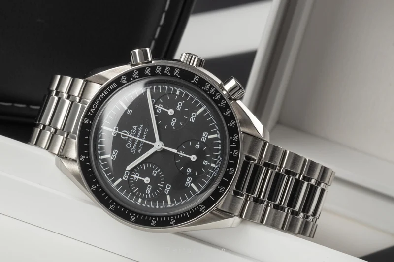 Omega Speedmaster chronograph steel automatic men's watch 175.0032.1, 3510.50.00 LP: 5900EUR [2301231]