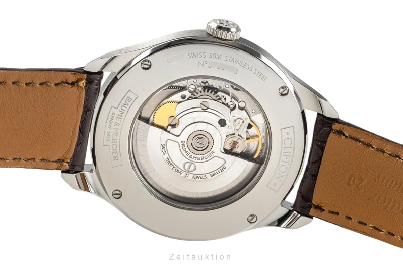 Baume & Mercier Clifton steel automatic men's watch MOA/0099, 65717 LP: 3400EUR [2301224]