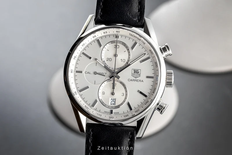 Tag Heuer Carrera chronograph steel automatic men's watch CAR2111.BA LP: 4050EUR [2301222]