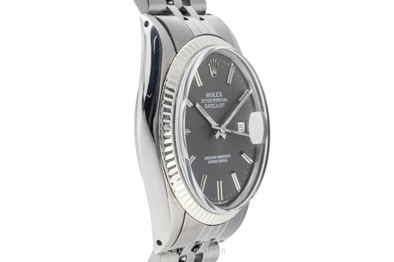 Rolex Datejust steel / white gold automatic men's watch 16014 LP: 7500EUR [2301192]