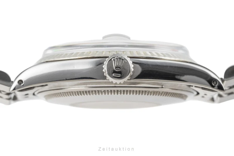 Rolex Datejust steel / white gold automatic men's watch 16014 LP: 7500EUR [2301192]