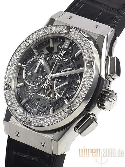 Hublot Classic Fusion Aerofusion Chronograph Titanium Diamonds 525.NX.0170.LR.1104