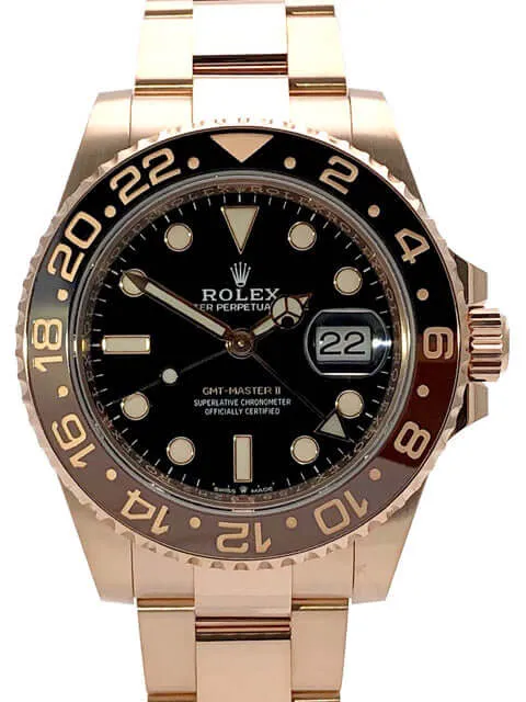 Rolex GMT-Master II Everose-Gold 126715CHNR ungetragen aus 2019 LC100