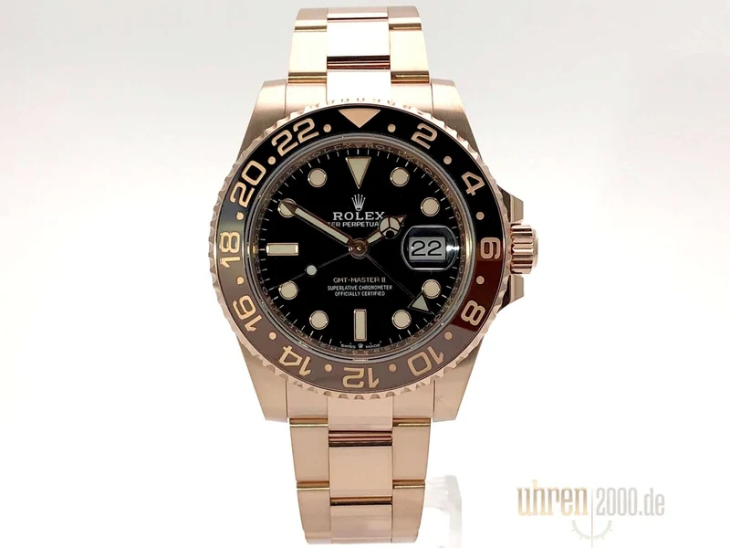 Rolex GMT-Master II Everose-Gold 126715CHNR aus 2019 ungetragen