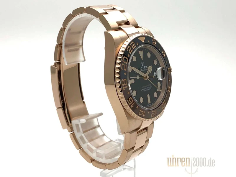 Rolex GMT-Master II Everose-Gold 126715CHNR aus 2019 ungetragen