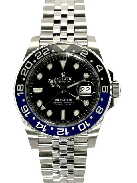 Rolex GMT-Master II Edelstahl 126710BLNR