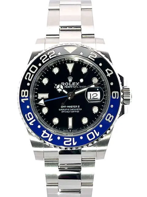 Rolex GMT Master II Edelstahl 126710BLNR Oyster-Band