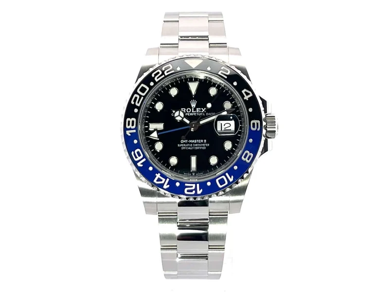 Rolex GMT Master II Edelstahl 126710BLNR Oyster-Band