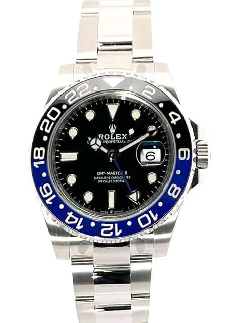 Rolex GMT Master II Edelstahl 126710BLNR Oyster-Band