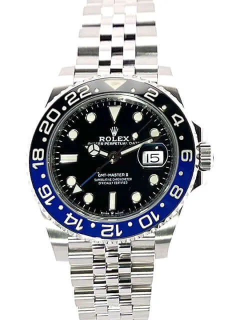 Rolex GMT Master II Edelstahl 126710BLNR