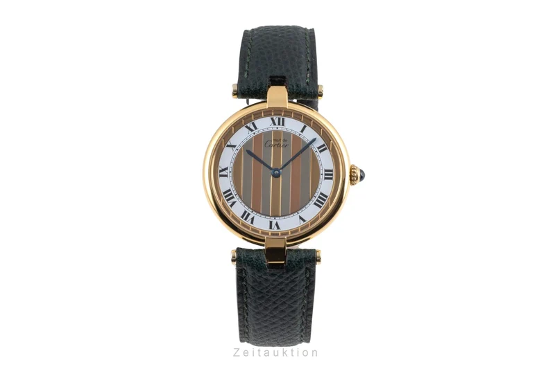 Cartier Vermeil silver-gilt quartz men's watch 590003 [2601010]