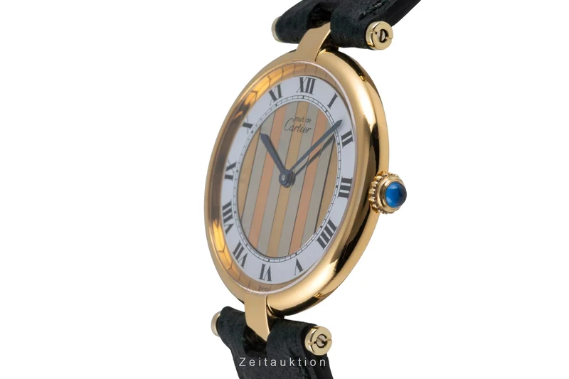 Cartier Vermeil silver-gilt quartz men's watch 590003 [2601010]