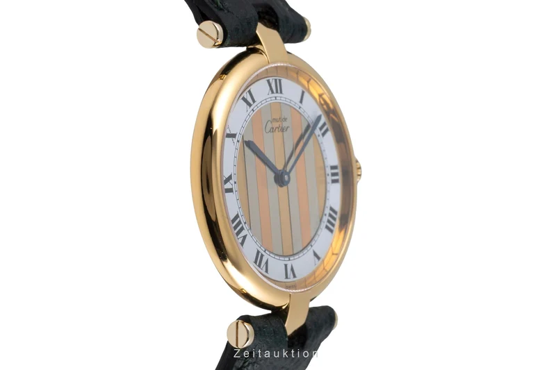 Cartier Vermeil silver-gilt quartz men's watch 590003 [2601010]