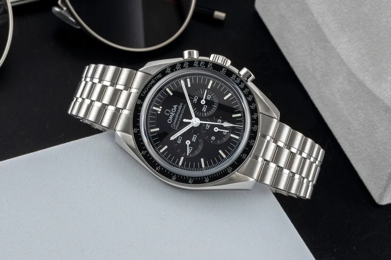 Omega Speedmaster Moonwatch chronograph steel manual winding men's watch 310.30.42.50.01.002 LP: 8700EUR [2601276]