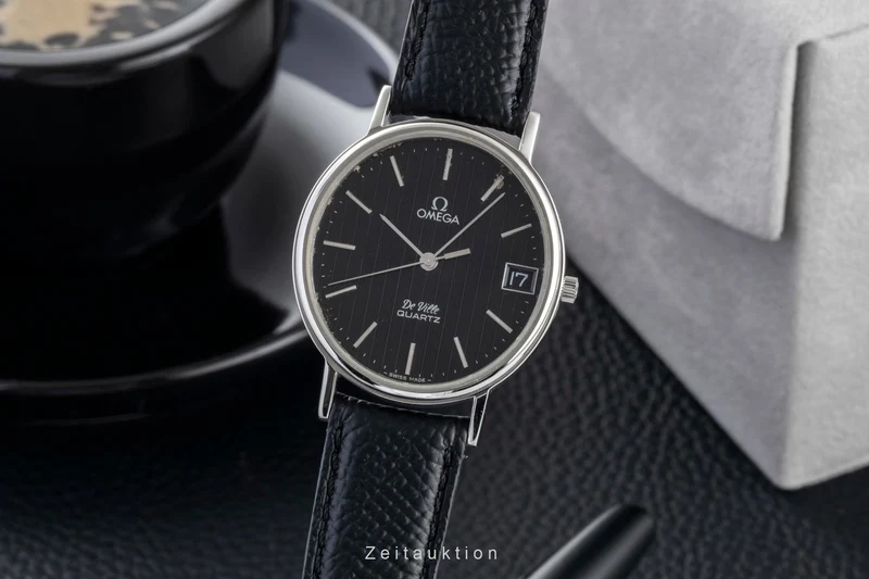 Omega De Ville steel quartz women's watch 192.0057 Vintage [2507376]