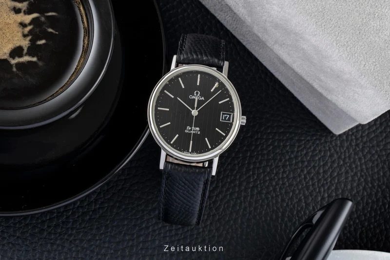 Omega De Ville steel quartz women's watch 192.0057 Vintage [2507376]