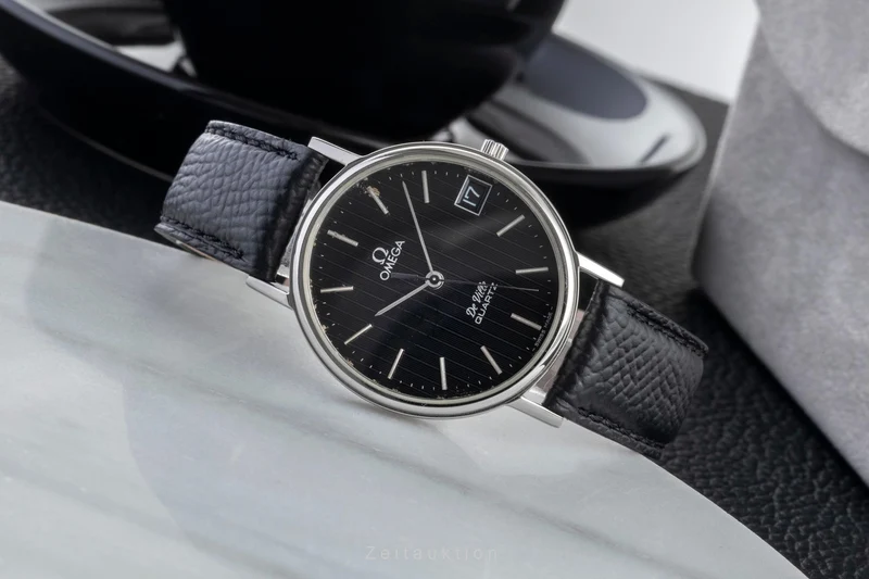 Omega De Ville steel quartz women's watch 192.0057 Vintage [2507376]