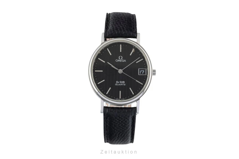 Omega De Ville steel quartz women's watch 192.0057 Vintage [2507376]