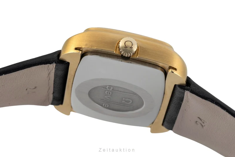 Omega De Ville gilt-brass automatic men's watch 156.0002 Vintage [2507402]