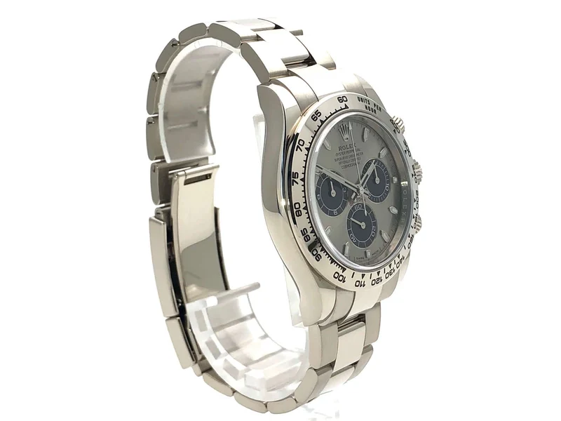 Rolex Cosmograph Daytona Weißgold 116509 Grau ungetragen 2019