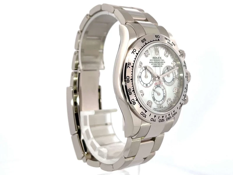Rolex Cosmograph Daytona 116509 Weißgold Perlmutt Diamant