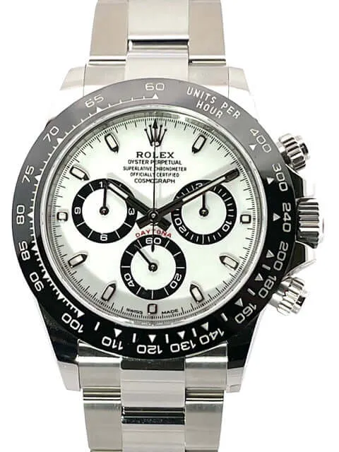 Rolex Daytona Edelstahl 116500LN Weiß ungetragen aus 2019 LC100