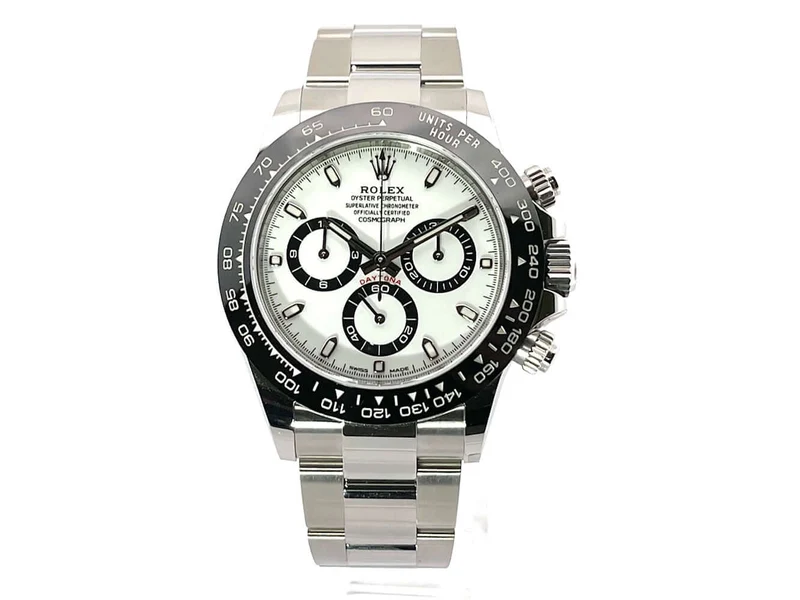 Rolex Daytona Edelstahl 116500LN Weiß ungetragen aus 2019 LC100