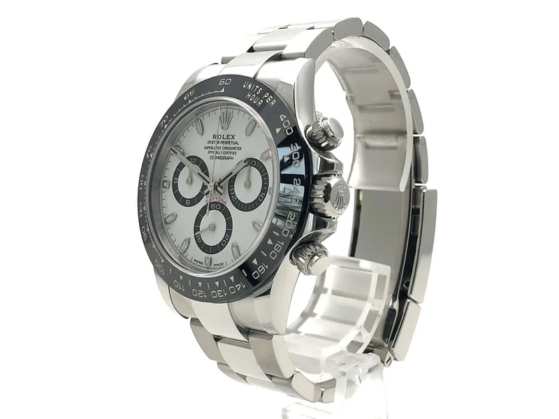 Rolex Daytona Edelstahl 116500LN Weiß LC100 ungetragen aus 2020