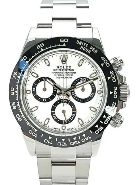 Rolex Daytona Edelstahl 116500LN Weiß aus 2017