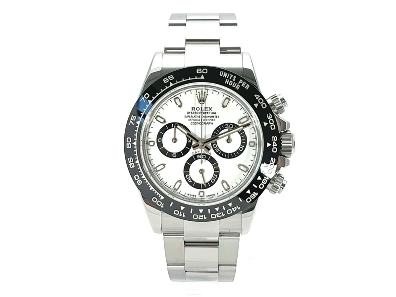 Rolex Daytona Edelstahl 116500LN Weiß aus 2017