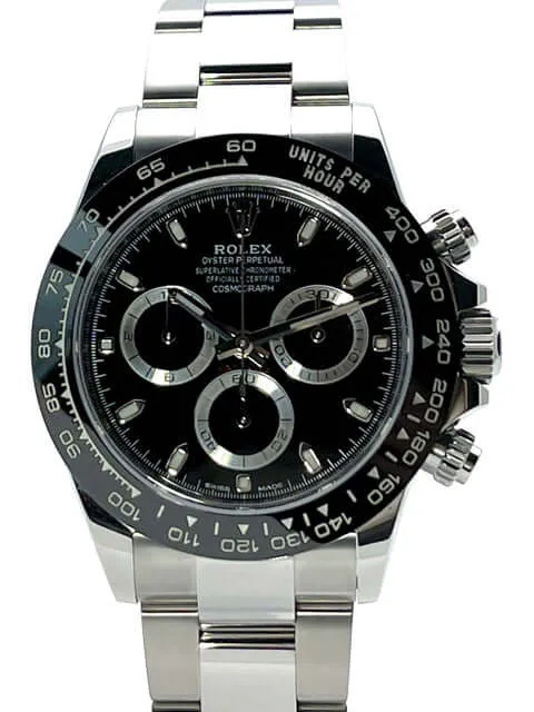 Rolex Daytona Edelstahl 116500LN Schwarz aus 2020 ungetragen