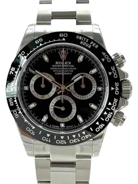 Rolex Daytona Edelstahl 116500LN Schwarz aus 2020 verklebt