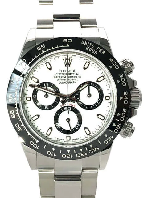 Rolex Daytona Edelstahl 116500LN Weiß aus 2018
