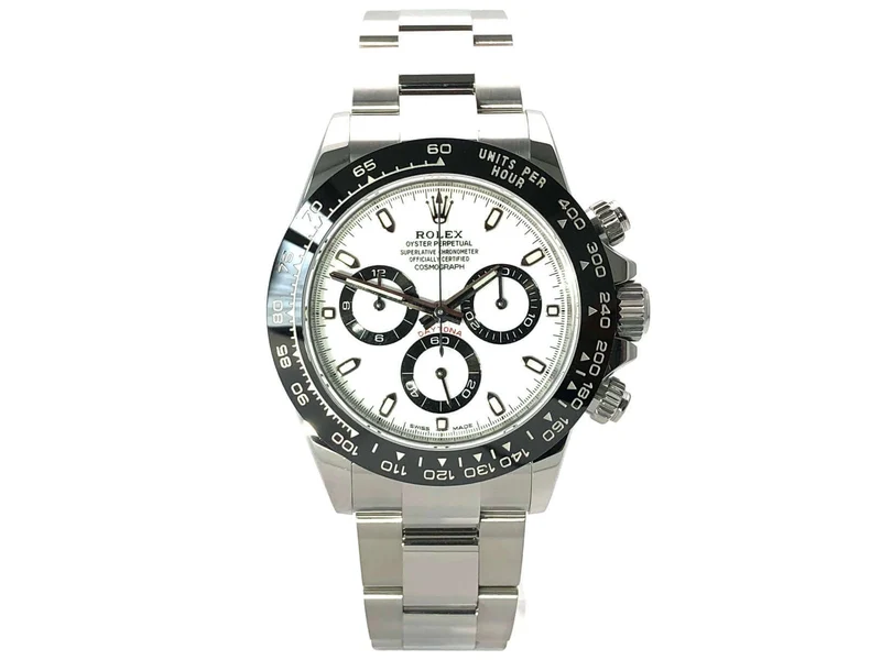 Rolex Daytona Edelstahl 116500LN Weiß aus 2018