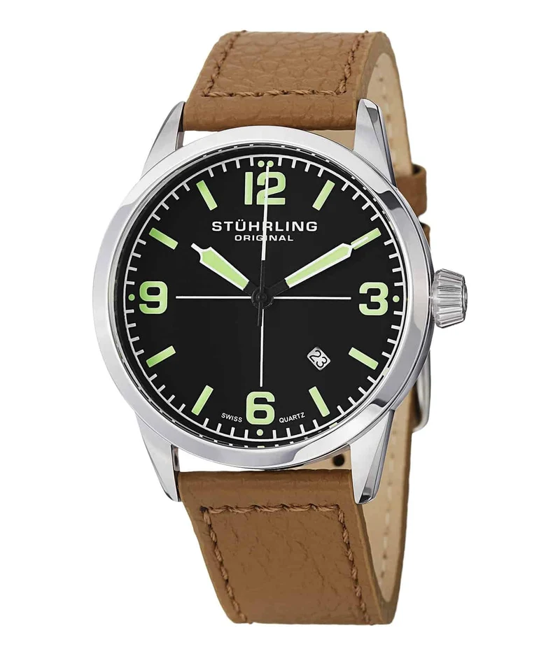 Stührling Tuskegee Classic 449 Quartz 42mm Aviator