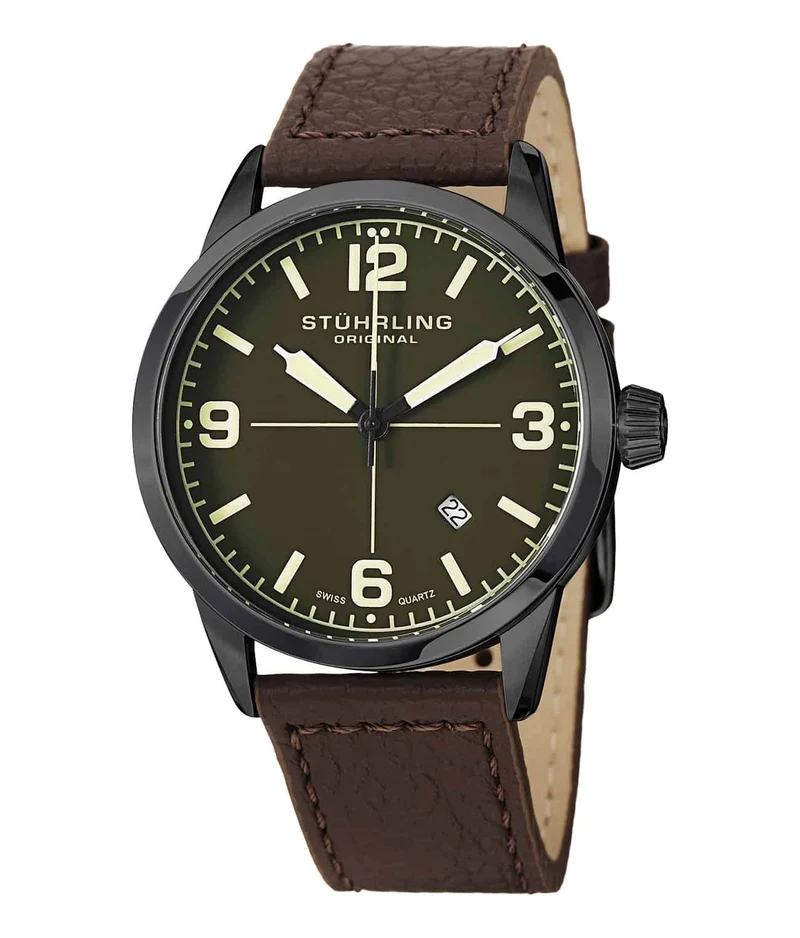 Stührling Tuskegee Classic 449 Quartz 42mm Aviator