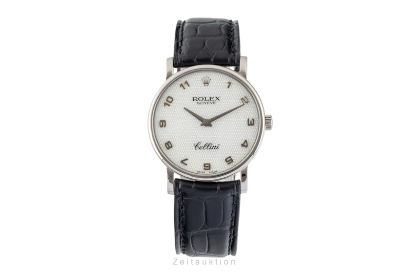 Rolex Cellini 18 ct white gold manual winding men's watch 5115 [2601162]