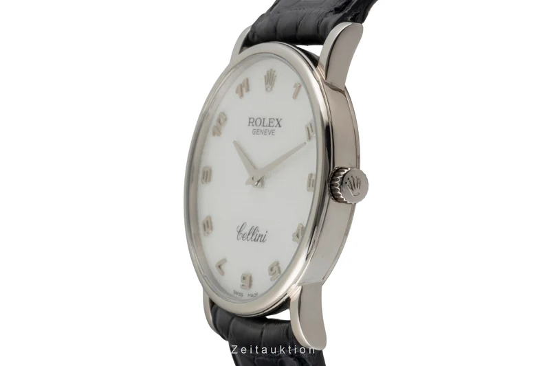 Rolex Cellini 18 ct white gold manual winding men's watch 5115 [2601162]
