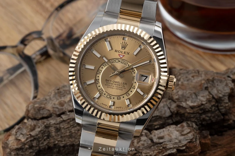 Rolex Sky-Dweller steel / gold automatic men's watch 326933 LP: 22550EUR [2600935]