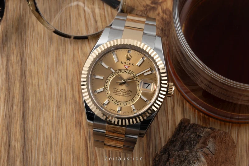 Rolex Sky-Dweller steel / gold automatic men's watch 326933 LP: 22550EUR [2600935]