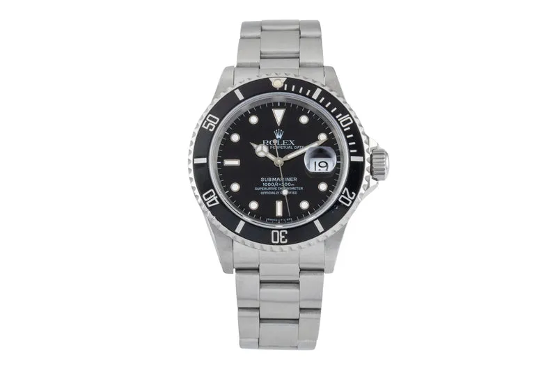 Rolex Submariner steel automatic men's watch 16610 [2601209]