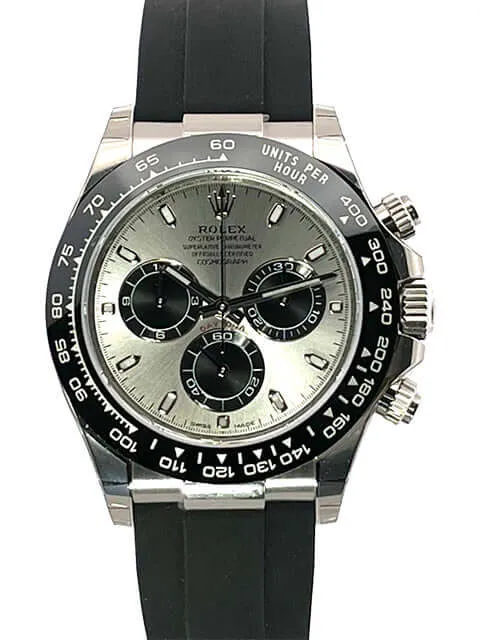 Rolex Daytona Weißgold - Oysterflex 116519LN Grau verklebt 2022