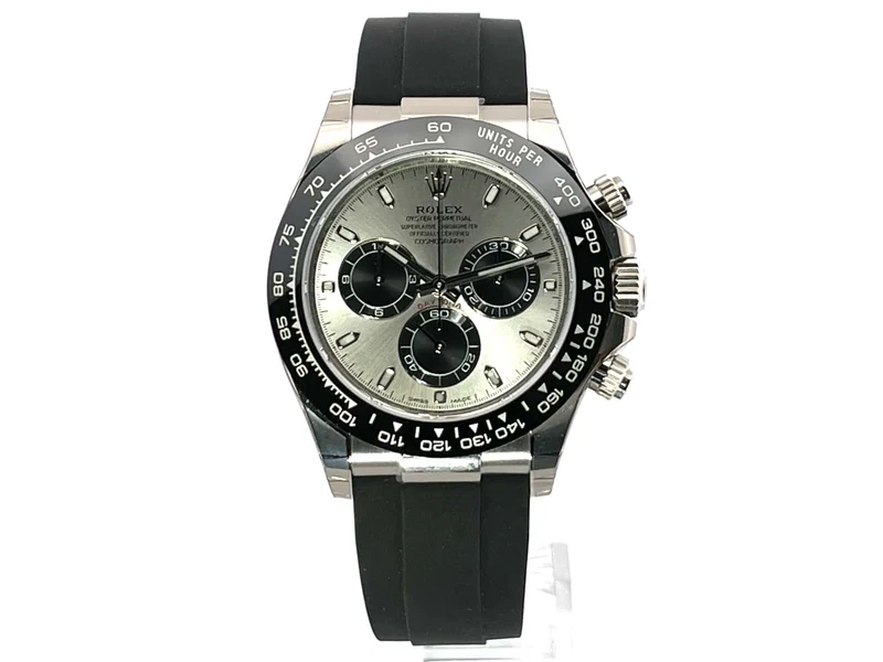 Rolex Daytona Weißgold - Oysterflex 116519LN Grau verklebt 2022
