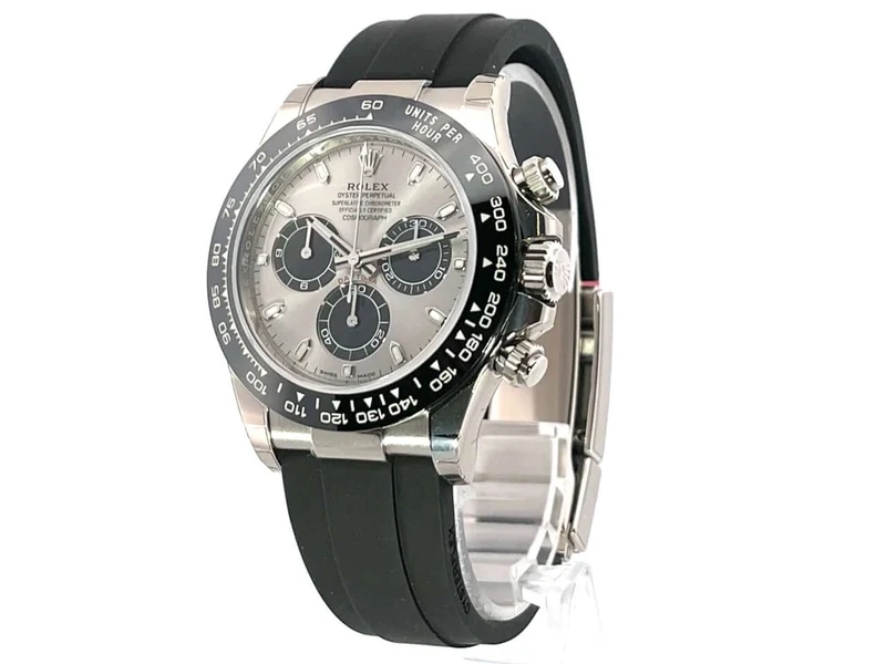 Rolex Daytona Weißgold - Oysterflex 116519LN Grau verklebt 2022