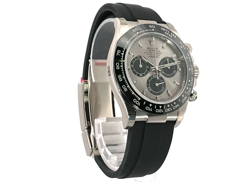 Rolex Daytona Weißgold - Oysterflex 116519LN Grau verklebt 2022