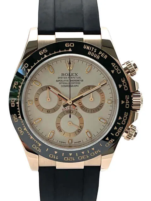 Rolex Daytona Everose-Gold 116515LN Ivory Oysterflex aus 2018