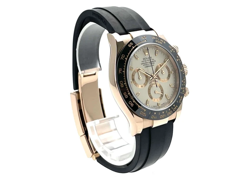 Rolex Daytona Everose-Gold 116515LN Ivory Oysterflex aus 2018